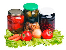 home canned fruits and vegetables
